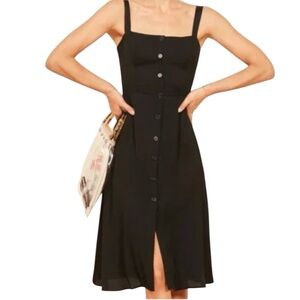Reformation Persimmon DRESS IN BLACK size 10